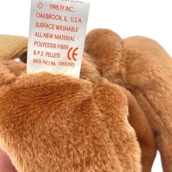 TY Beanie Baby 1995 Bongo The Monkey & Sealed McDonald’s Teenie Beanie Bongo - Picture 4 of 10